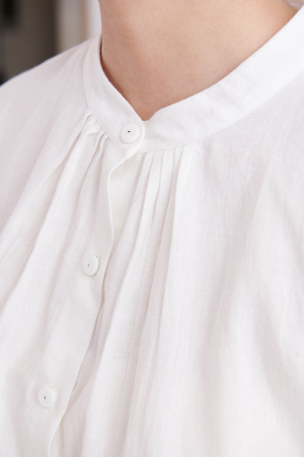 summer shirt khadi cotton white-SS2023-38-fashion edit-the plavate - Shop Cult Modern