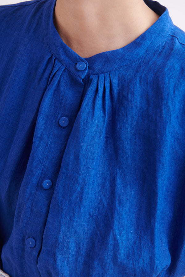 summer shirt linen blue-SS2023-38-fashion edit-the plavate - Shop Cult Modern