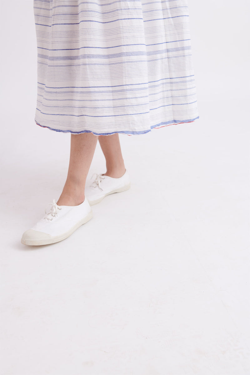 summer skirt linen blue-SS2025-37-fashion edit-the plavate - Shop Cult Modern