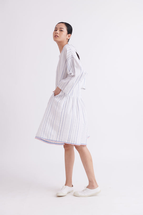 summer dress cotton stripe-SS2023-41-fashion edit-the plavate - Shop Cult Modern