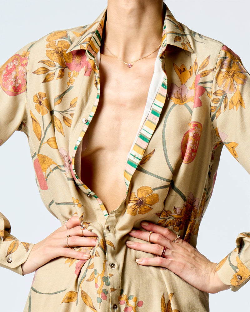 Summer-Dress Pleated Mint Muga Satin Silk-Fashion Edit Orchard-WDR501MT535-SUKETDHIR - Shop Cult Modern