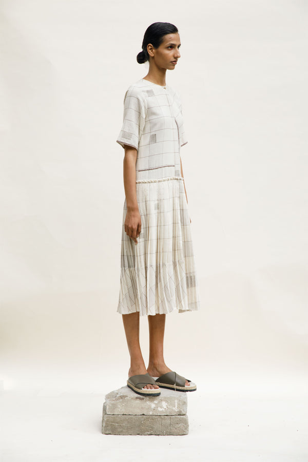 Urvashi Kaur   I   Tokyo DRESS FINN Hand Spun Cotton Shell TESSELLATE- 12 - Shop Cult Modern