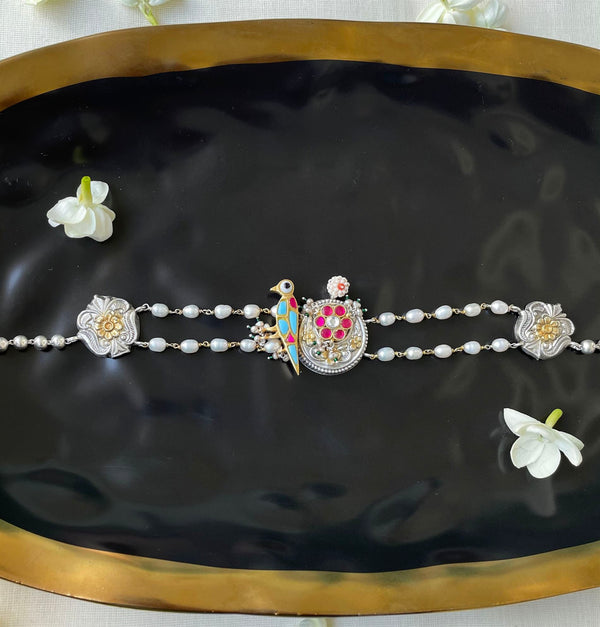 Sheetal Zaveri   I   Jheel Choker (Natural Pearls) Hancrafted Earrings, Natural pearls used.  SZ-C39b - Shop Cult Modern