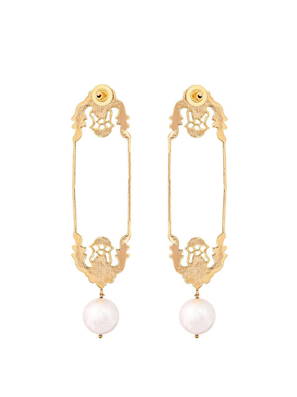 Zohra   I   Earrings Les Tuileries Handcrafted Gold Plated - Shop Cult Modern