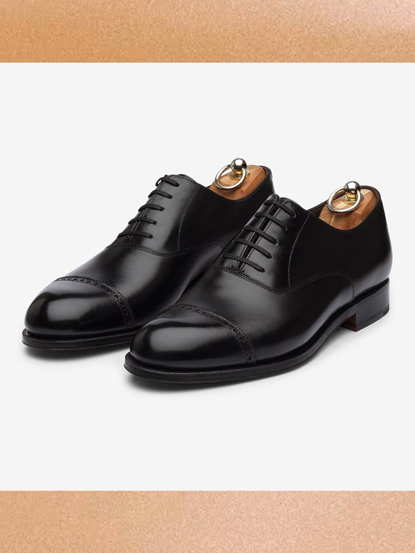 Bridlen   I   Shoes-Punch-Cap-Oxford-I-The-Bespoke-Grade-I-Goodyear-Welted-Shoes - Shop Cult Modern