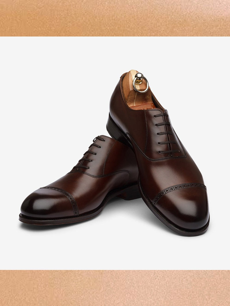 Bridlen   I   Shoes-Punch-Cap-Oxford-I-The-Bespoke-Grade-I-Goodyear-Welted-Shoes - Shop Cult Modern