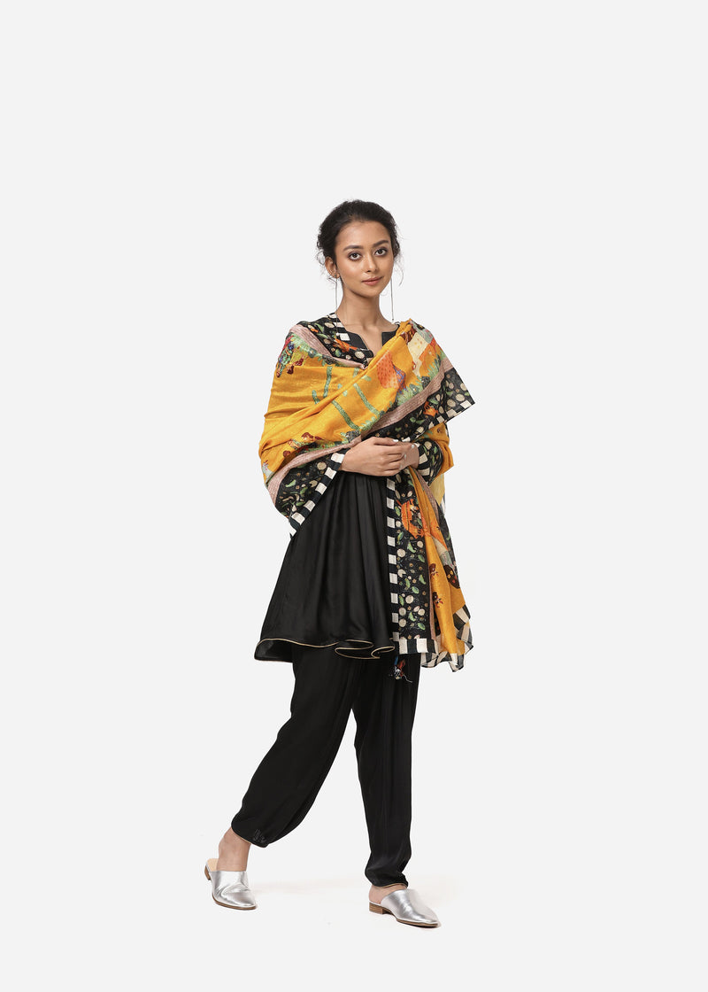 Yam   I   Pichwai Dupatta - Shop Cult Modern