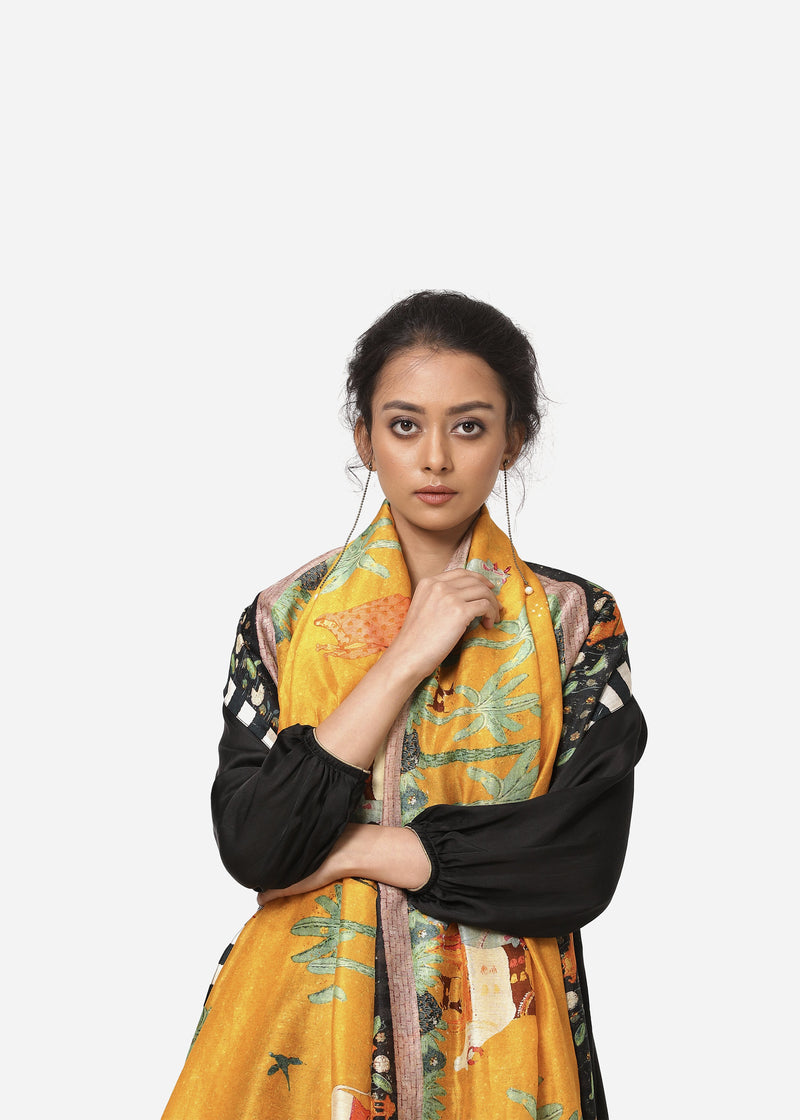 Yam   I   Pichwai Dupatta - Shop Cult Modern