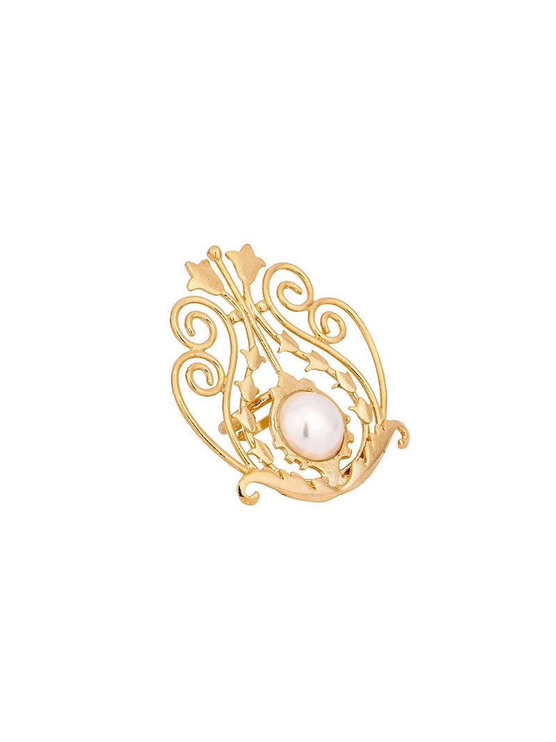 Zohra   I   Ring Jolie Handcrafted Gold Plated - Shop Cult Modern