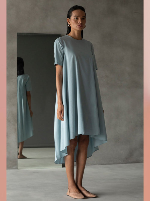 Perona   I   Dress Aika In Drizzle Blue - Shop Cult Modern