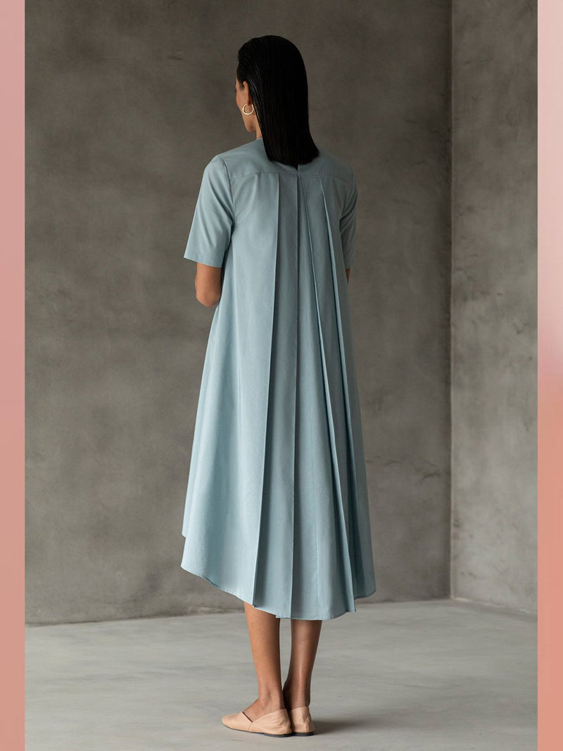 Perona   I   Dress Aika In Drizzle Blue - Shop Cult Modern