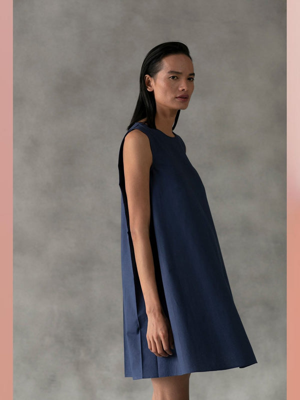 Perona   I   Dress Den In Oxford Blue - Shop Cult Modern