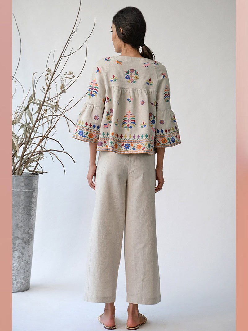 UMBAR by Payal Pratap   I   Jacket-Kutch-Our-Peplum-Overlap-Jacket-Is-A-Must-Have-For-Your-Holiday-And-Summer-Wardrobe - Shop Cult Modern