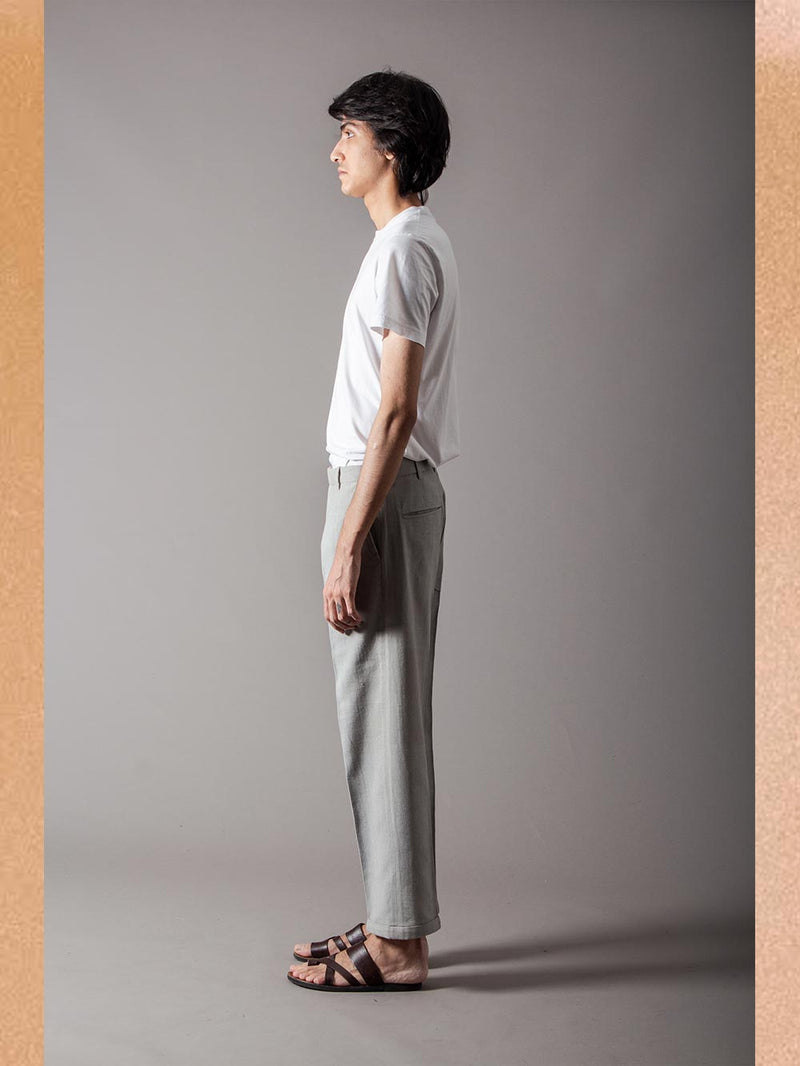 SUKETDHIR   I   SD Raahi Trouser | Heavy Cotton | Light Grey - Shop Cult Modern