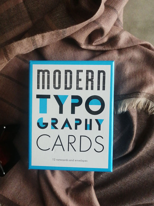 Papress   I   Modern Typography Notecards - Princeton Architectural Press - Shop Cult Modern