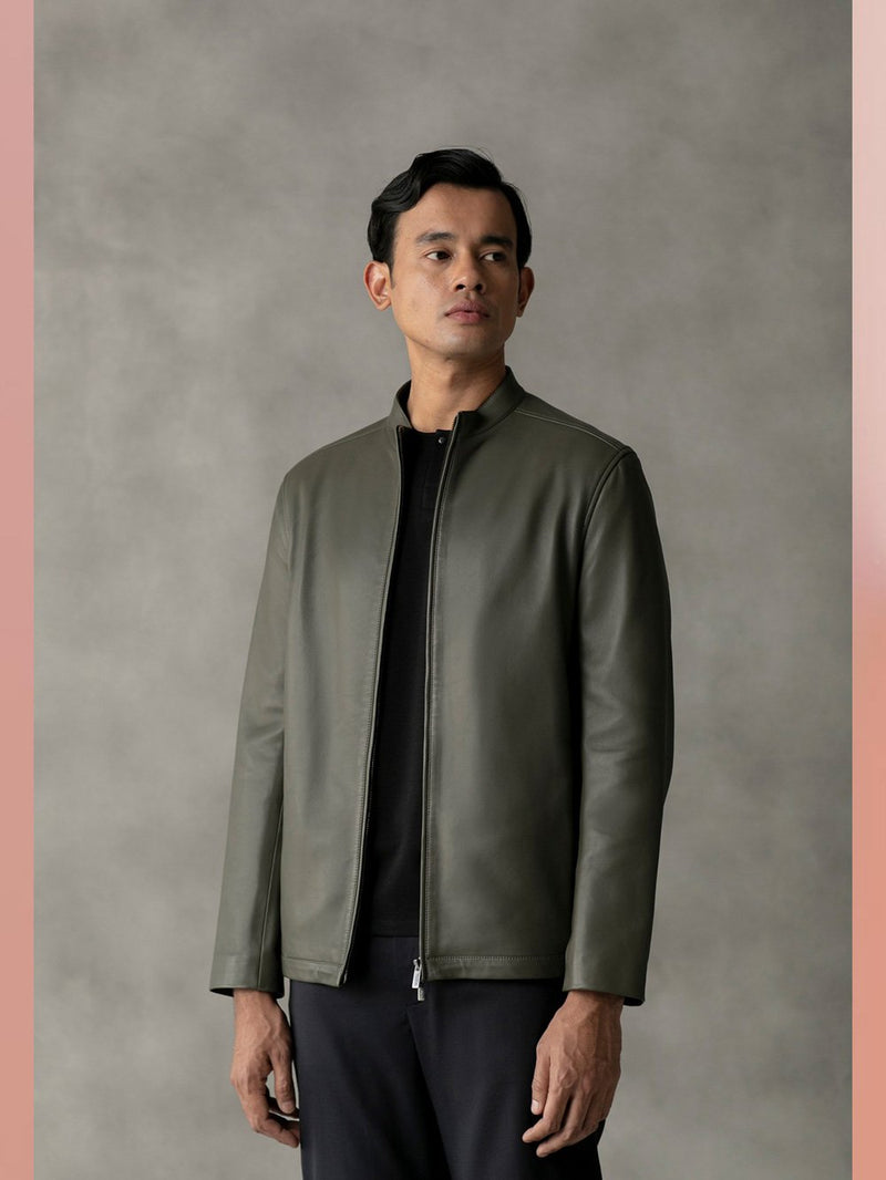 Perona   I   Jacket Outerwear Taichi In Olive - Shop Cult Modern