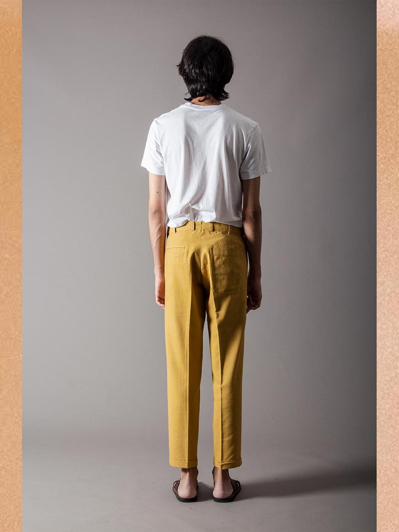 SUKETDHIR   I   SD Raahi Trouser | Heavy Cotton | Mustard - Shop Cult Modern