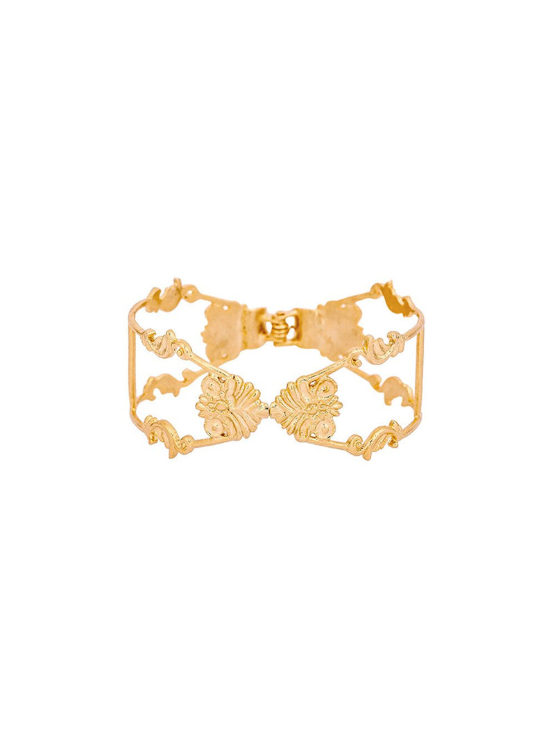 Zohra   I   Cuff Charpente Handcrafted Gold Plated - Shop Cult Modern