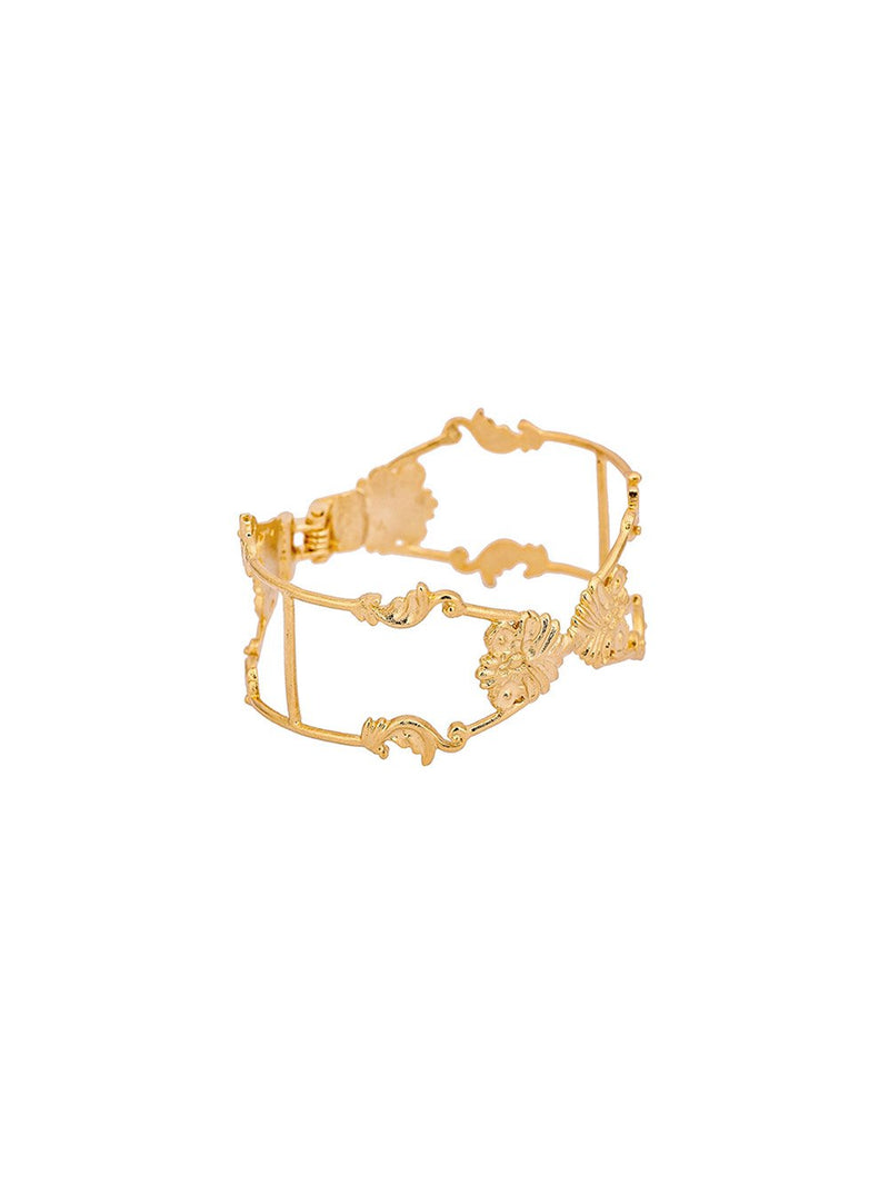 Zohra   I   Cuff Charpente Handcrafted Gold Plated - Shop Cult Modern