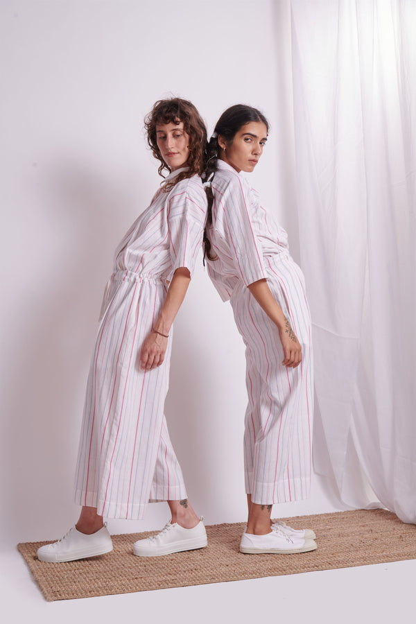 The Plavate I Nikolina Together forever Co-ord Set Cotton 4 Colour Stripes Daily Collection AW22-14 - Shop Cult Modern