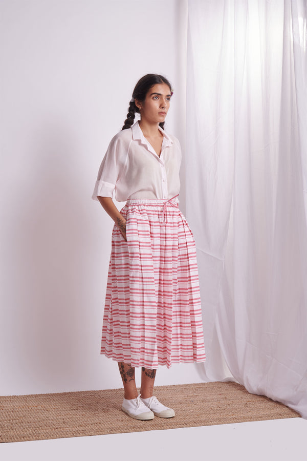 The Plavate I Martemyanovo Such a perfect day Co-ord Set Silk Linen Pink Daily Collection AW22-19 - Shop Cult Modern