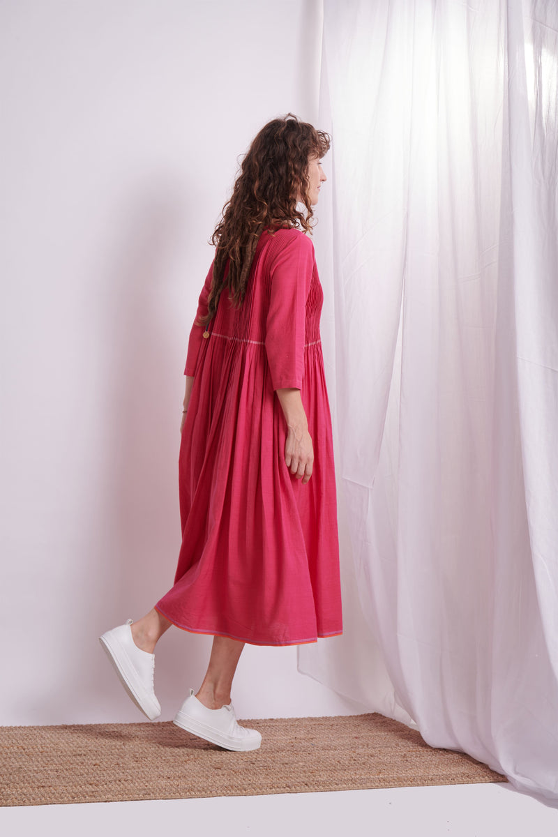 The Plavate I Sosnovy I love breaks Dress Cotton Pink Daily Collection AW22-02 - Shop Cult Modern