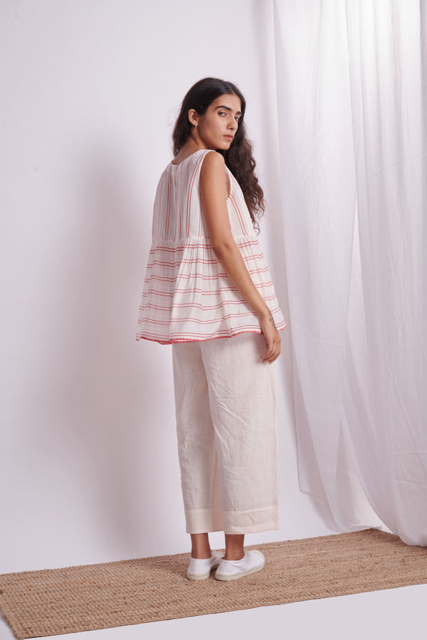The Plavate I Kedry How do I look Co-ord Set Linen Pink Daily Collection AW22-14 - Shop Cult Modern