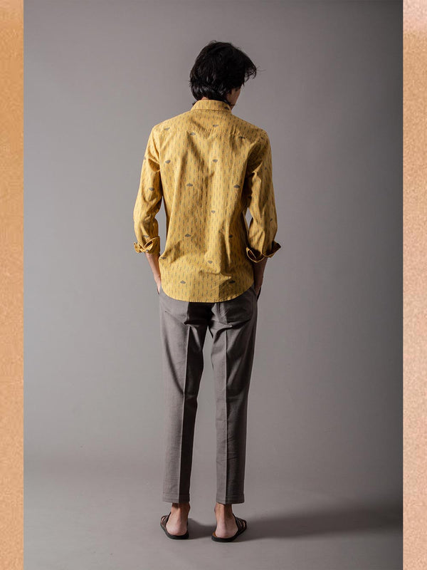 SUKETDHIR   I   SD Umbrella Shirt | Cotton | Mustard - Shop Cult Modern