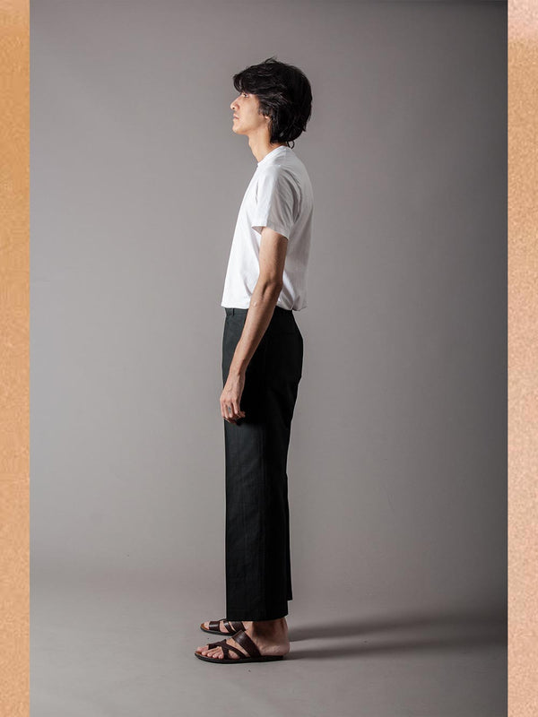 SUKETDHIR   I   SD Azaad Trouser | Cotton Linen | Deep Forest - Shop Cult Modern