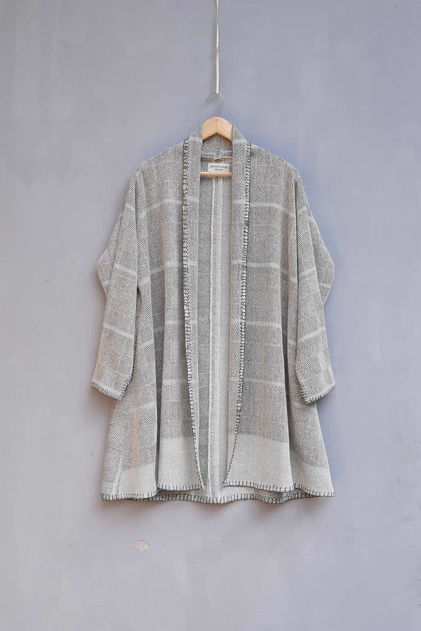 Urvashi Kaur   I   Fukui JACKET UMI  100% handloom cotton
 Shell TESSELLATE- 08 - Shop Cult Modern