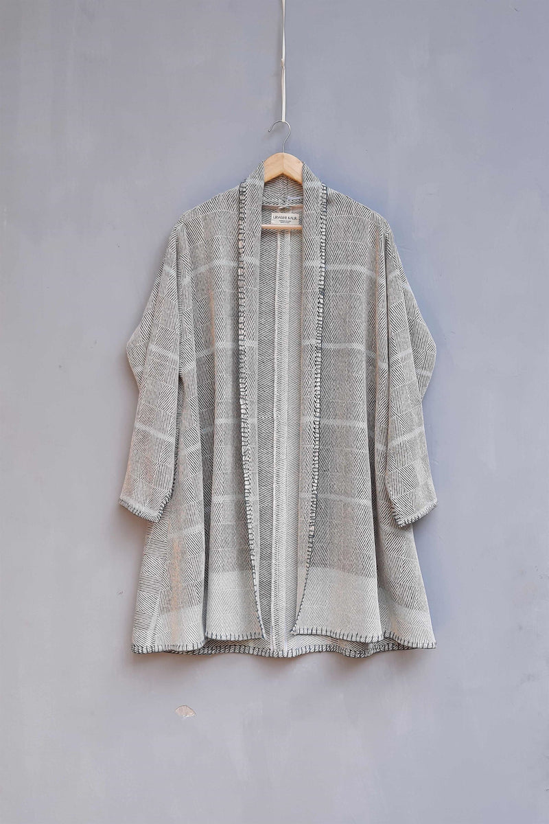 Urvashi Kaur   I   Fukui JACKET UMI  100% handloom cotton
 Shell TESSELLATE- 08 - Shop Cult Modern