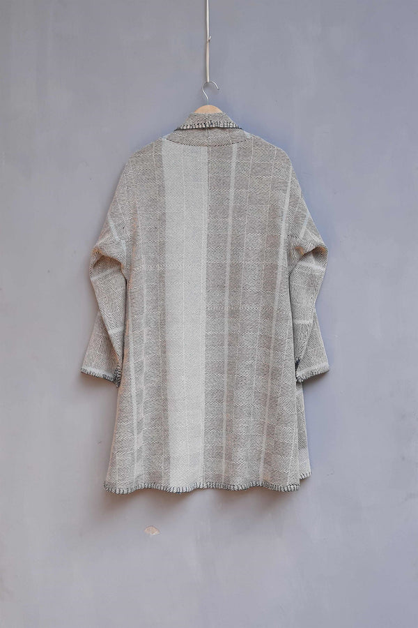 Urvashi Kaur   I   Fukui JACKET UMI  100% handloom cotton
 Shell TESSELLATE- 08 - Shop Cult Modern