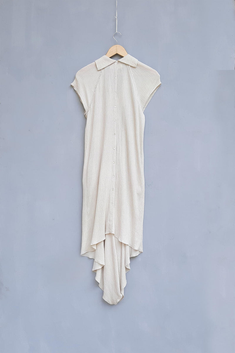 Urvashi Kaur   I    Tiong GENESIS textured cotton Shell TESSELLATE- 114 - Shop Cult Modern