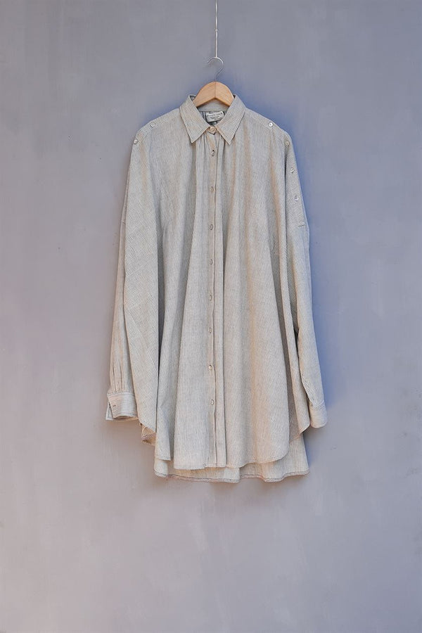 Urvashi Kaur   I    Quay AVA Shirt Dress Hand Spun Cotton Shell TESSELLATE- 118 - Shop Cult Modern