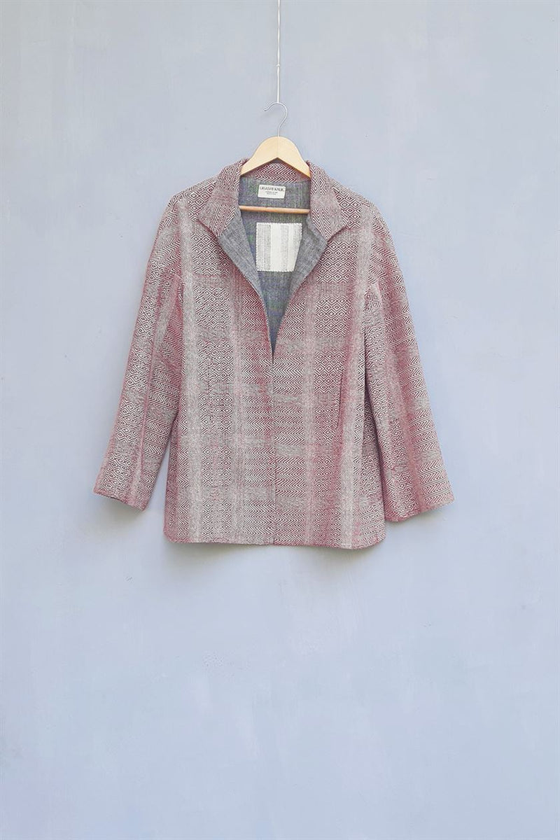 Urvashi Kaur   I   Niigata JACKET CAVERNA 100% handloom cotton

 brick TESSELLATE- 25 - Shop Cult Modern