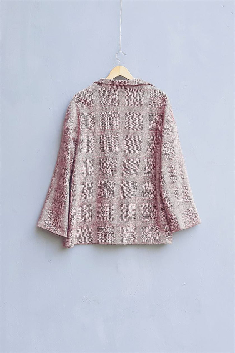 Urvashi Kaur   I   Niigata JACKET CAVERNA 100% handloom cotton

 brick TESSELLATE- 25 - Shop Cult Modern