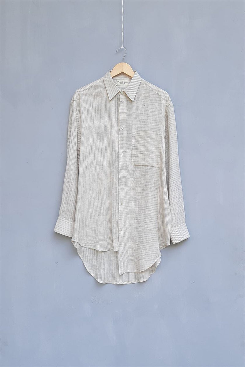 Urvashi Kaur   I   Acura SHIRT TAKI Hand Spun Cotton Shell TESSELLATE- 56 - Shop Cult Modern