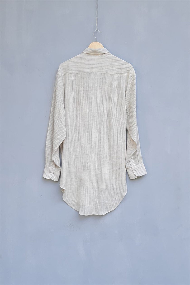 Urvashi Kaur   I   Acura SHIRT TAKI Hand Spun Cotton Shell TESSELLATE- 56 - Shop Cult Modern