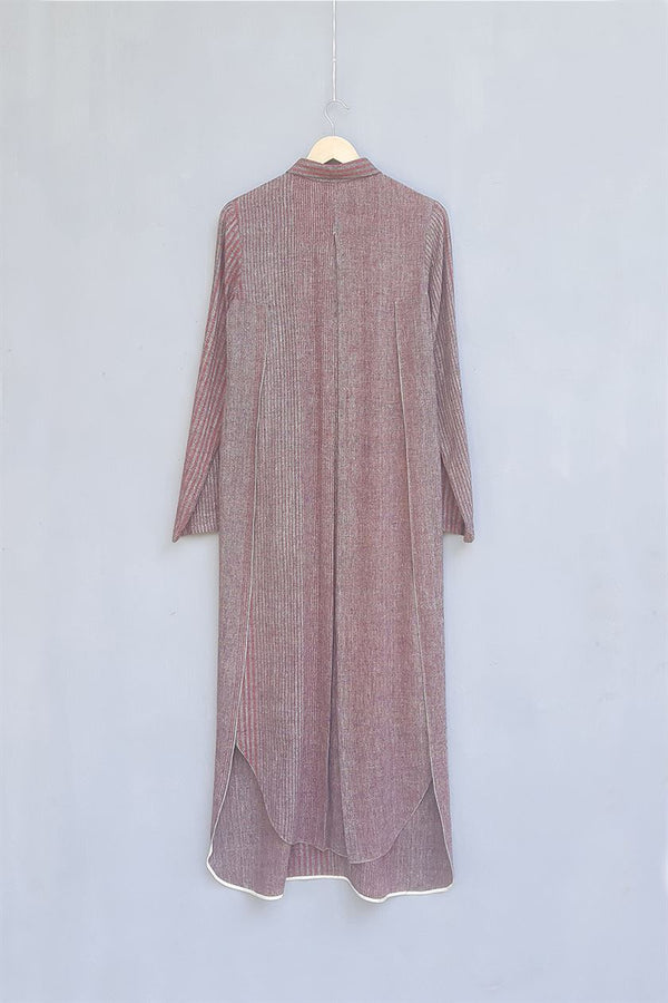 Urvashi Kaur   I   Kyoto DRESS EDA 100% handloom cotton
 brick TESSELLATE- 09 - Shop Cult Modern