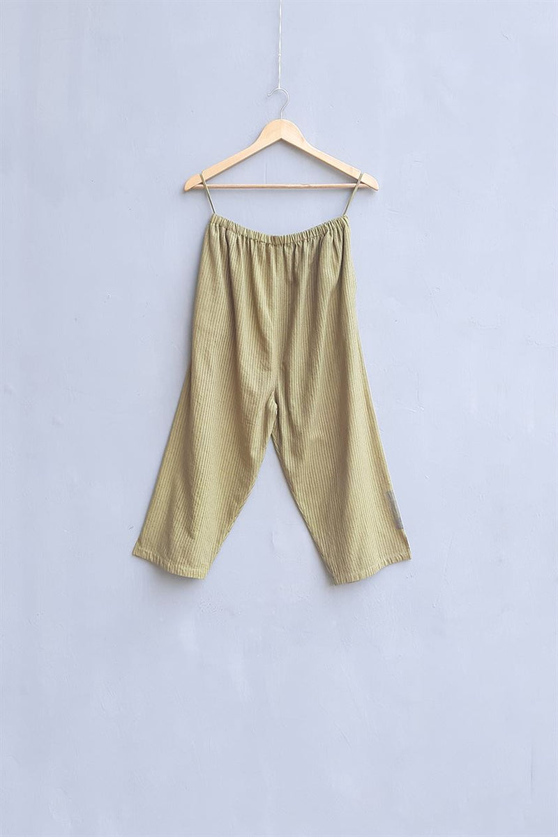 Urvashi Kaur   I   Katong PANTS DELTA PANTS Hand Spun Cotton Ochre TESSELLATE- 109 - Shop Cult Modern