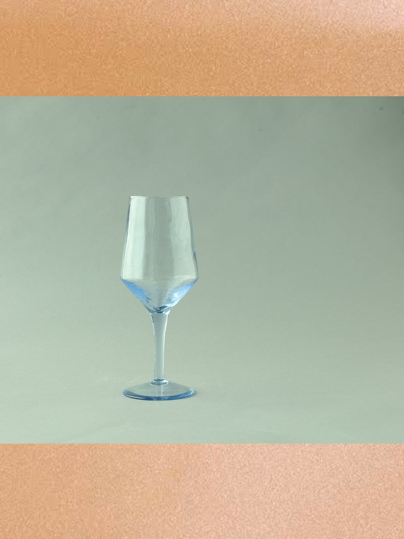 Lila Dappled Wine Glass - Shop Cult Modern