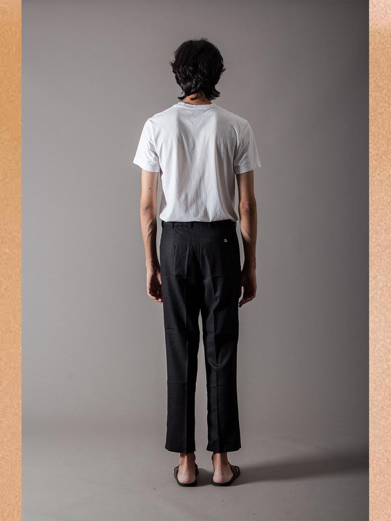 SUKETDHIR   I   SD Saheb Trouser | Cashmere Wool | Black - Shop Cult Modern