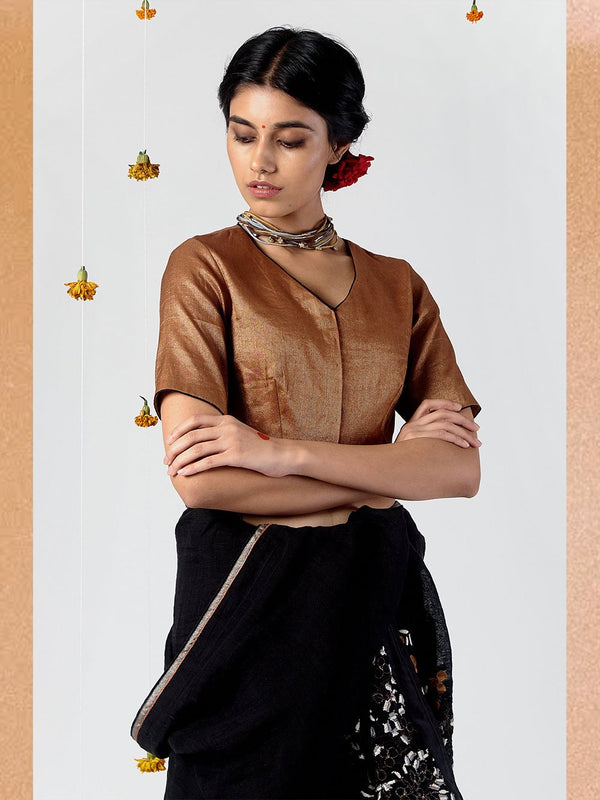 Anavila  I   v-neck-blouse-1 - Shop Cult Modern