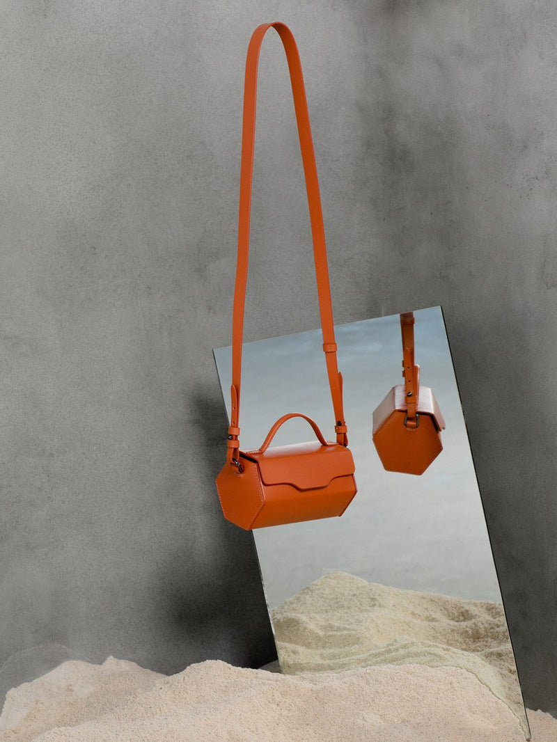 Perona   I   Bag - Cross Body Yui In Rust Orange - Shop Cult Modern
