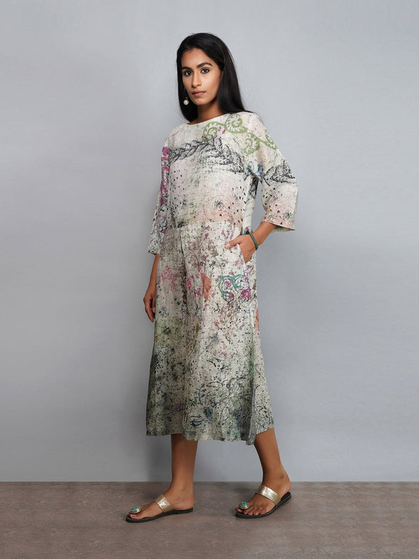 Yavi   I   Prtinted Linen Dress - Shop Cult Modern