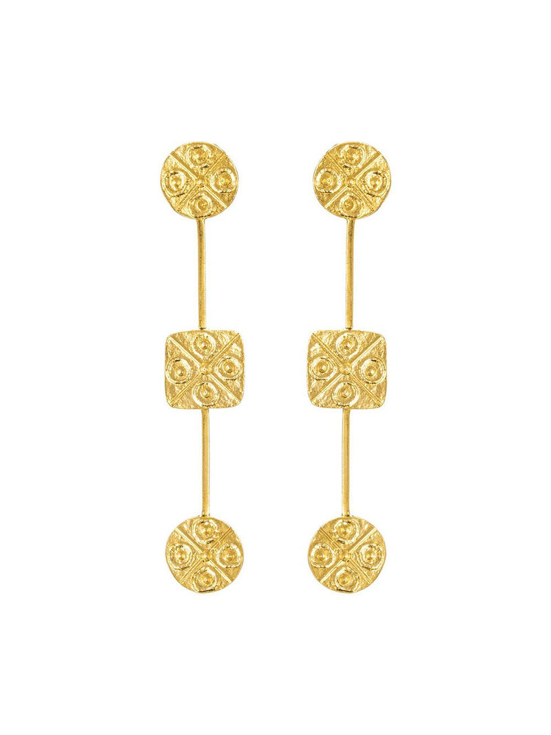 Zohra   I   Earrings Mudra Handcrafted Gold Plated - Shop Cult Modern