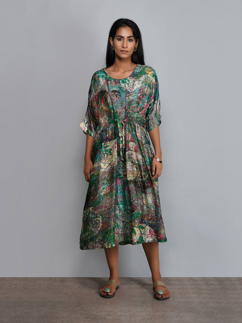 yavi silk dress Buy Multi Color Cotton, Silk V-neck Isla Printed Dress For Women by Yavi Online at Aza Fashions
