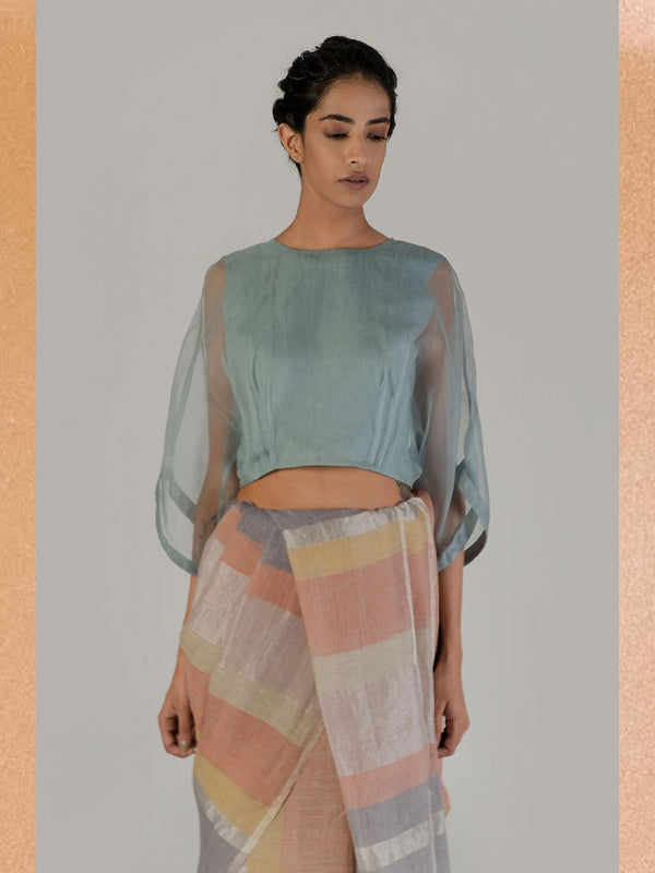 Anavila  I   organza-kaftan-blouse - Shop Cult Modern