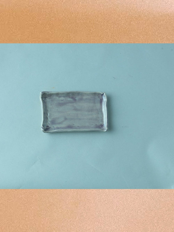 Ikai Asai   I   Lila Rectangular Blue Platter - Shop Cult Modern