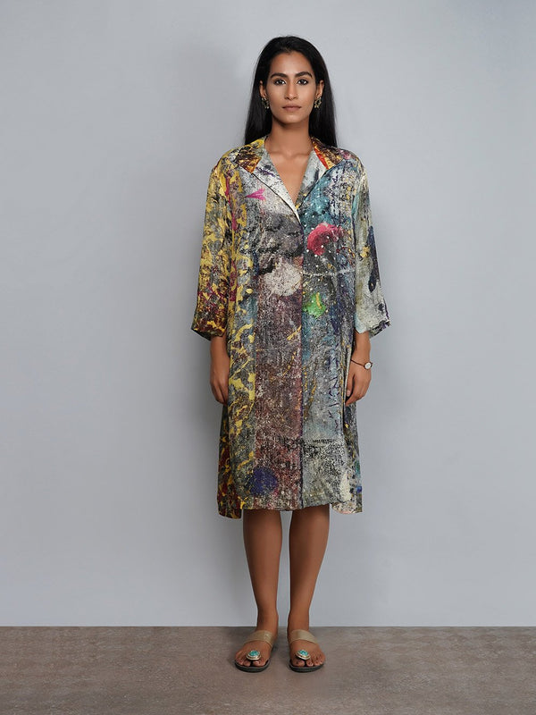 Yavi   I   Silk Printed Dress - Shop Cult Modern